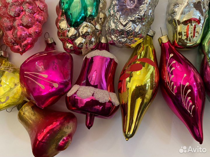 Винтажные Советские Елочные игрушки Подвески