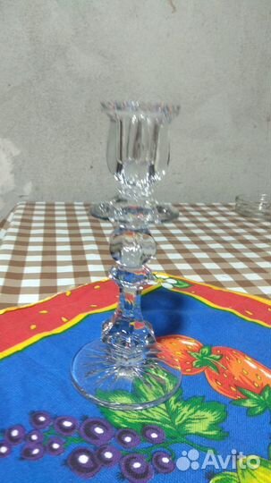 Подсвечник хрустальный СССР