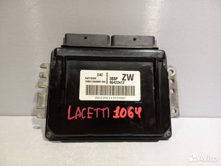 Блок управления двигателем Chevrolet Lacetti седан