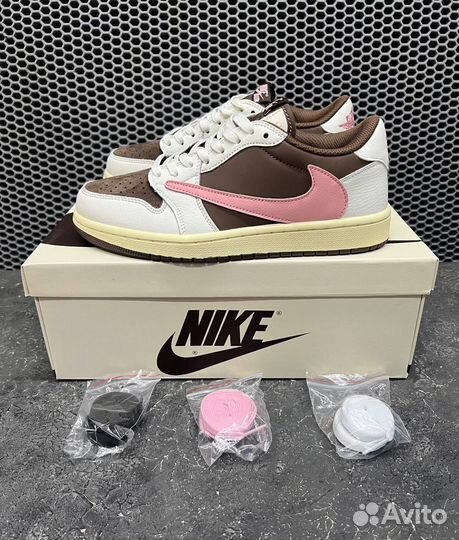 Кроссовки Nike Air Jordan 1 Travis Scott женские