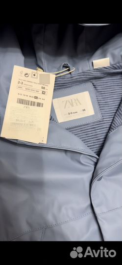 Непромокаемый комбинезон/дождевик/куртка zara 98