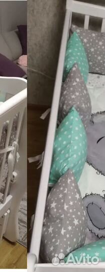 Бортики в кроватку