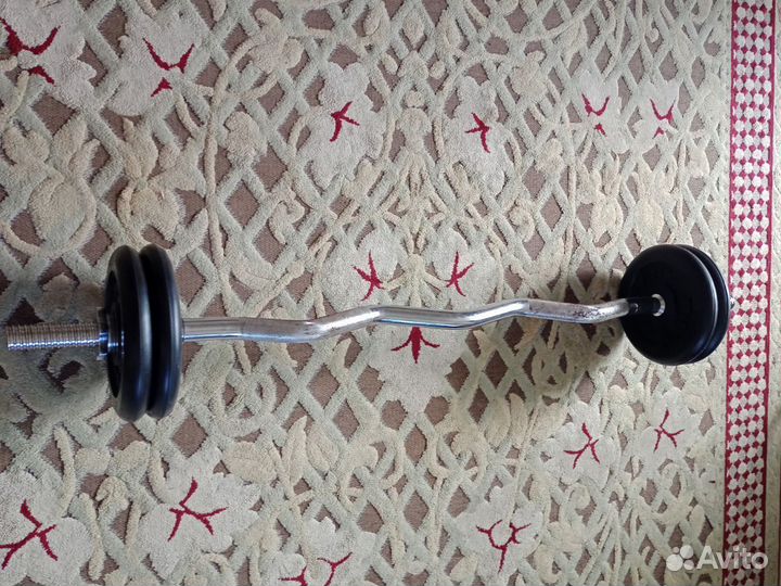 Штанга с блинами бу