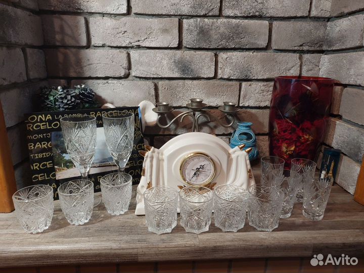 Хрустальные рюмки СССР