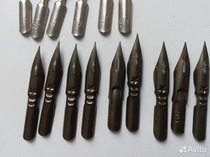 Набор для письма перьями с держателем, СССР