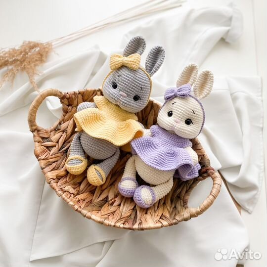 Вязаная зайка