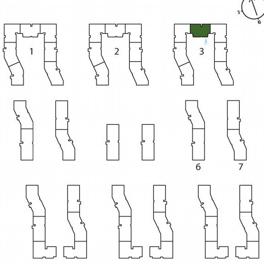 1-к. квартира, 39,3 м², 3/3 эт.