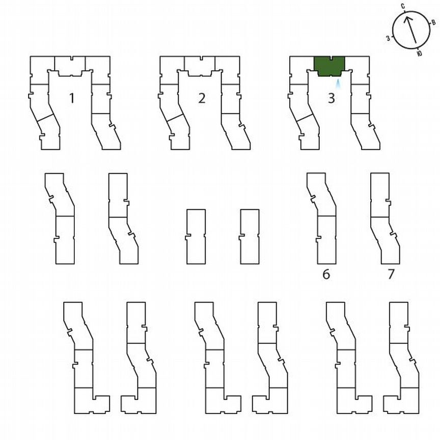 1-к. квартира, 39,3 м², 3/3 эт.