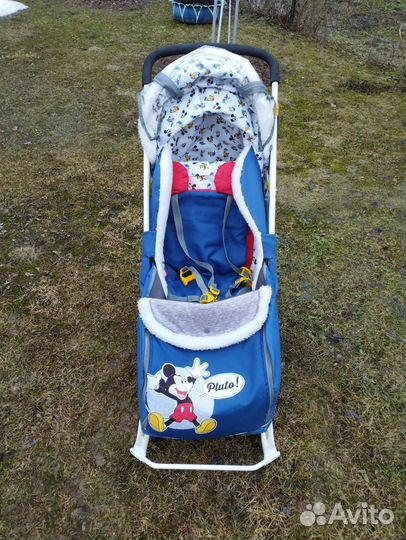 Коляска санки