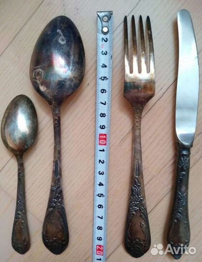 Набор столовых приборов:24 предмета, ссср,новый