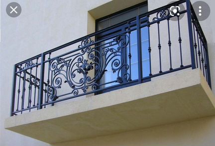 Кованые перила для балкона и террасы