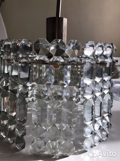 Хрустальная люстра СССР винтажная
