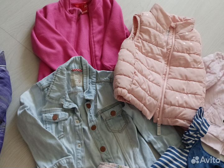Пакет одежды на девочку 86-98