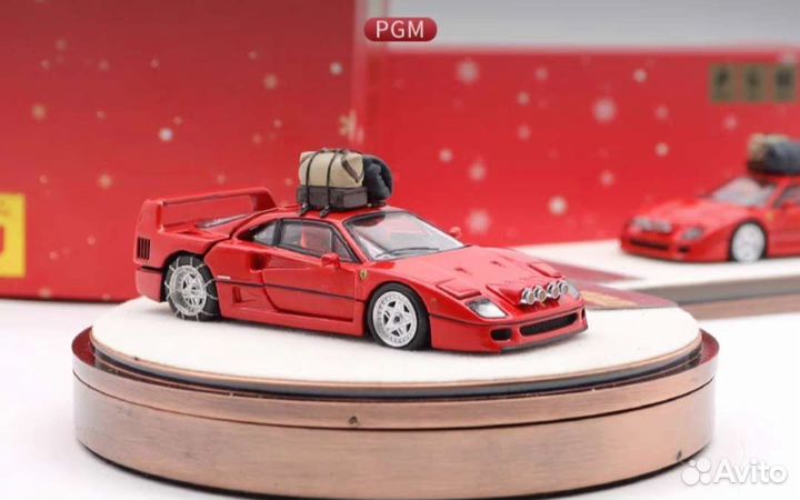 Ferrari F40 PGM DeLuxe. 1:64. Ограниченный выпуск