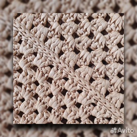 Сумка из рафии