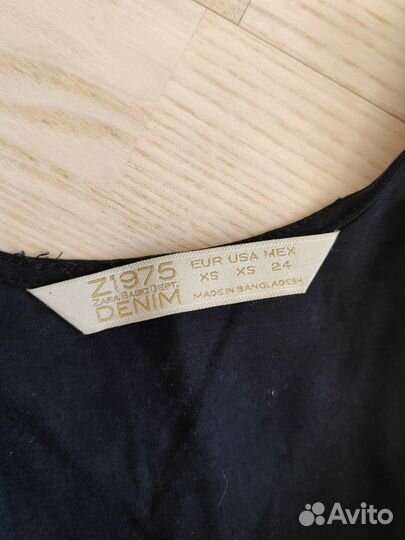 Комбинезон Zara шелковый черный, р.XS, Испания