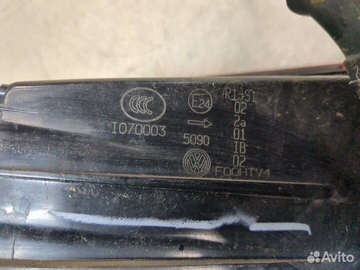 Фонарь (задний) правый Volkswagen Jetta 6, 2015