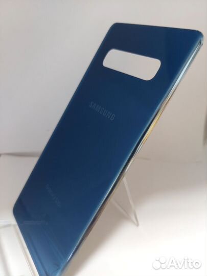 Задняя крышка samsung s10 plus G975 синяя