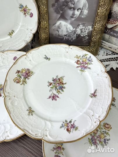 Антикварные тарелки Rosental Sanssouci
