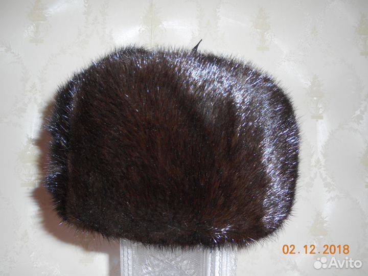 Шапка-ушанка норковая