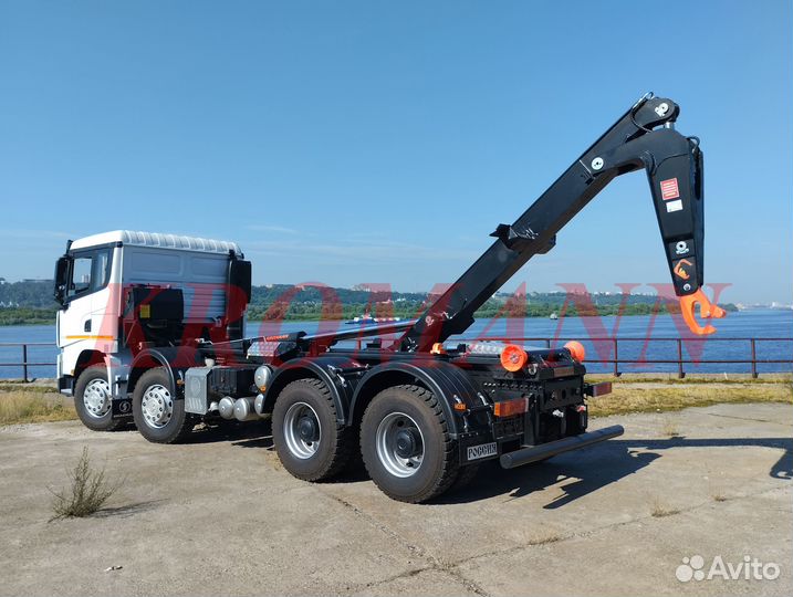 Мультилифт Shacman, 8х4, крюк Kromann 26 тонн