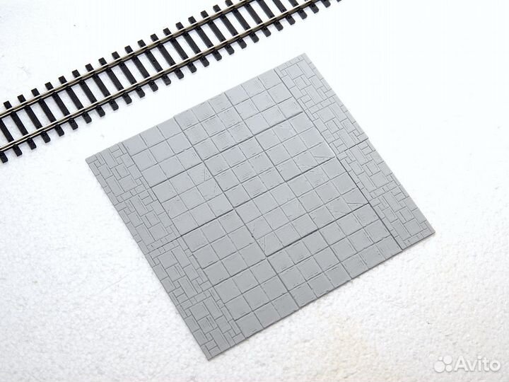 Железная дорога 1/87 Плиты для мощения площадей H0