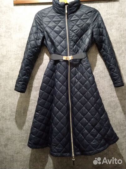 Пальто-платье стеганное