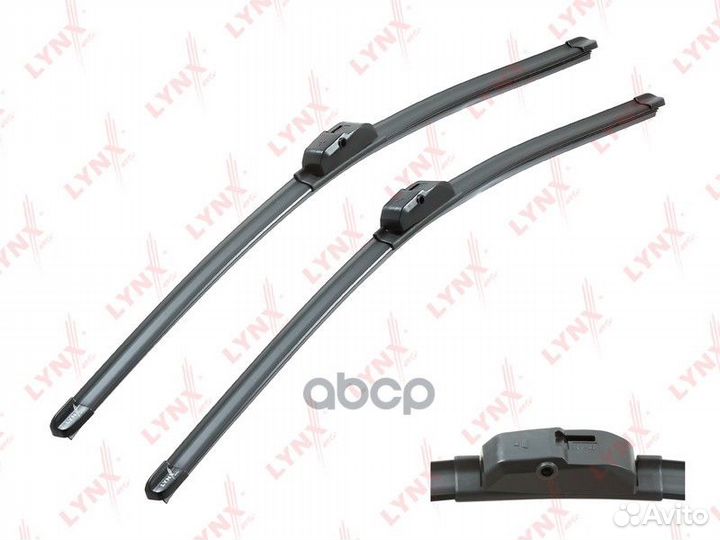 LB-1255) Комплект бескаркасных щеток стеклоочи