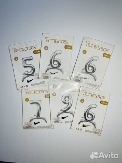Фольгированные шары цифры