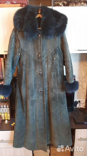 Дубленка женская зимняя длинная