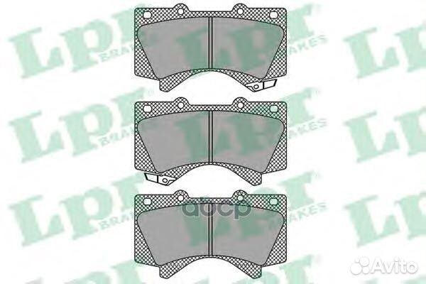 Колодки тормозные дисковые 05P1418 Lpr