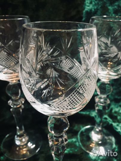 Хрусталь Бокалы Ваза