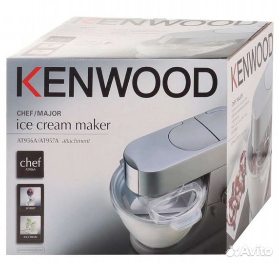 Мороженица - насадка для кухонной машины Kenwood