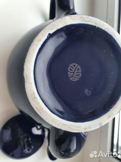 Чайник большой заварочный кобальт 1 литр