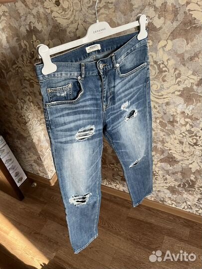 Джинсы бойфренды zara 26