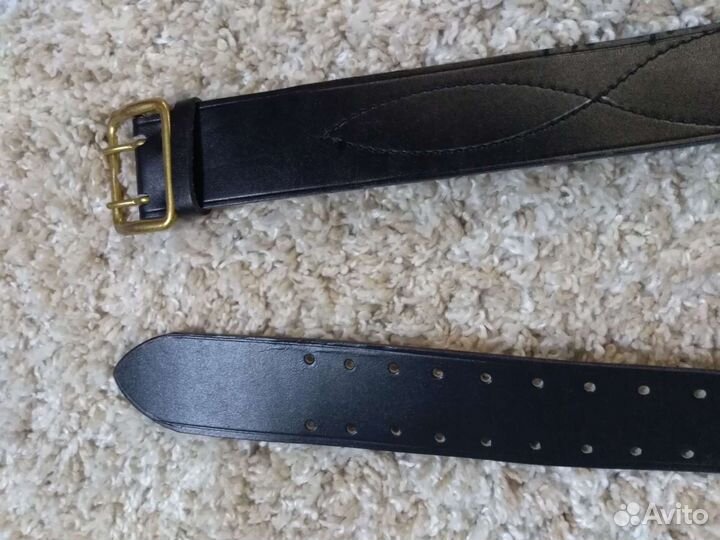 Ремни офицерские нат кожа