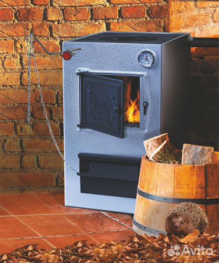 Котел твердотопливный 