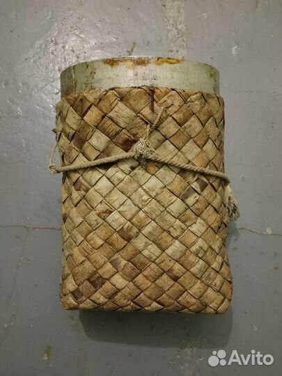 Корзина - рюкзак для грибов (из плетения)