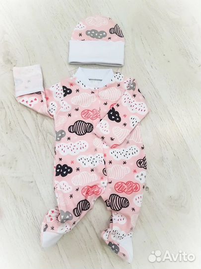 Комплект на выписку зима (осень) для девочки