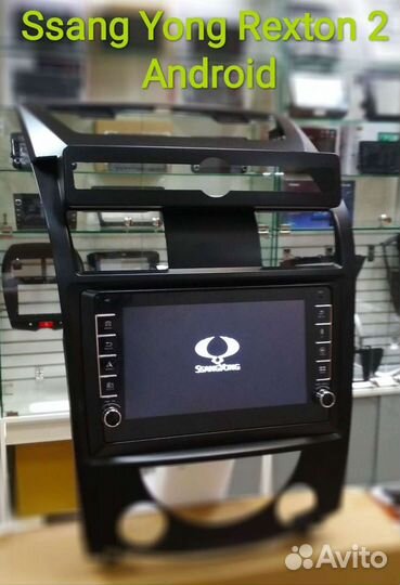 SsangYong Rexton 2 магнитола Android с крутилками