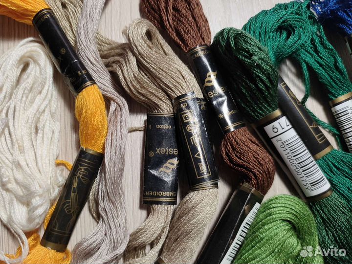 Нитки мулине пакетом