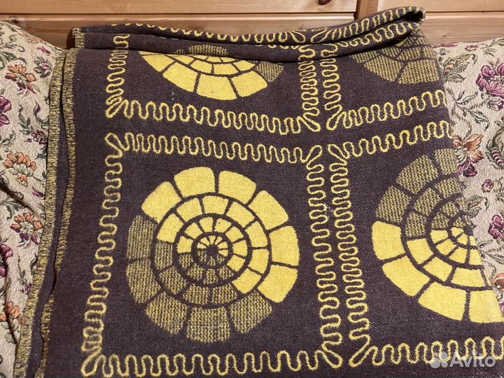 Одеяло шерстяное СССР бу