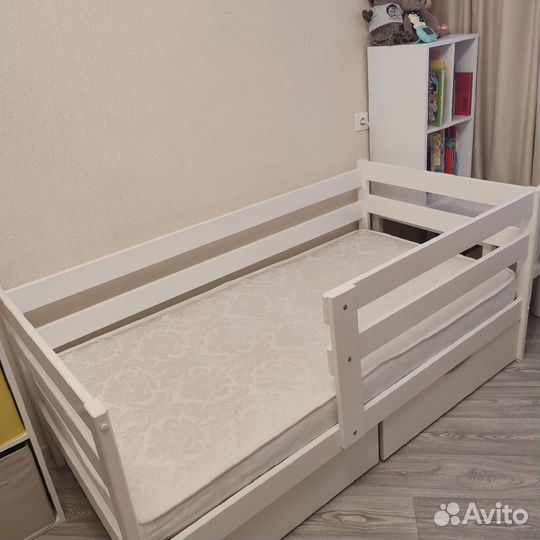 Детская кровать из массива березы 80*160