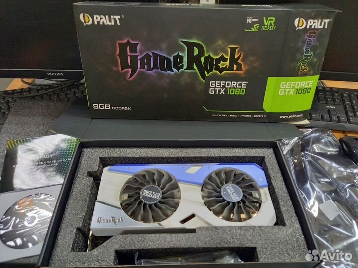 Видеокарта Palit GeForce GTX 1080 GameRock
