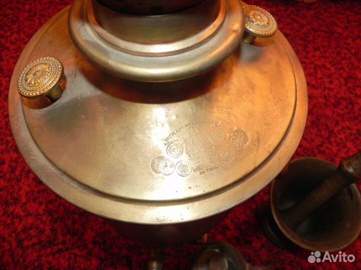 Самовар на дровах старинный