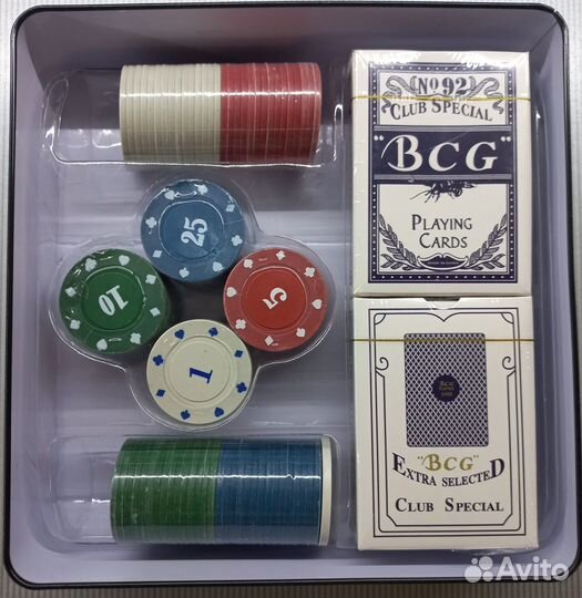 Набор для покера 100 фишек