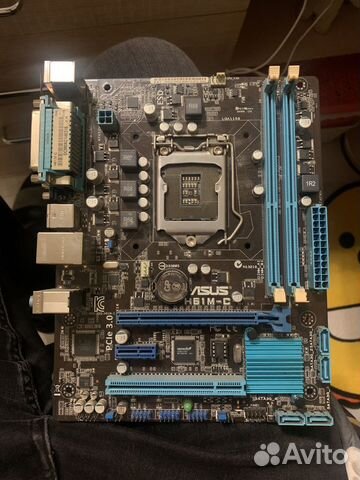 Материнская плата asus h61m-c купить в Москве | Электроника | Авито
