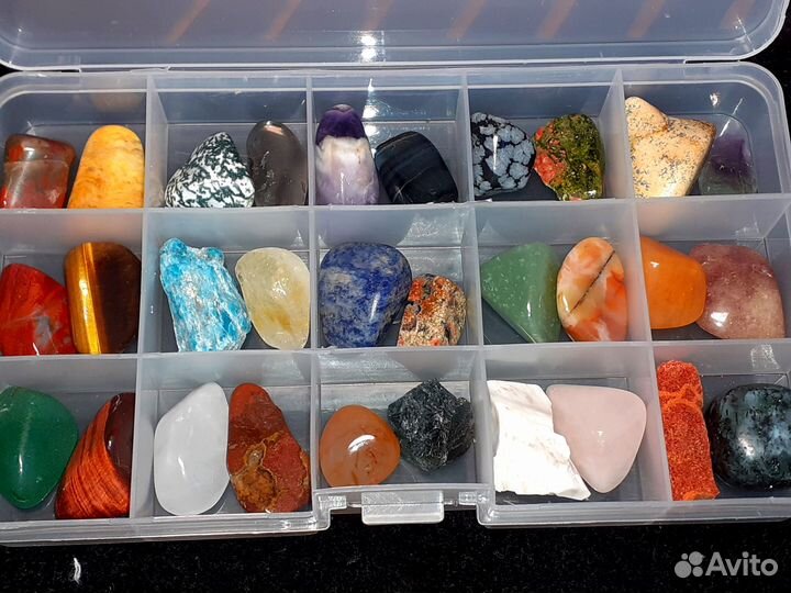 Коллекция камней-минералов натуральных
