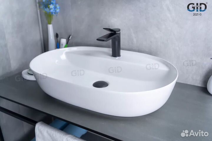 Раковина накладная Gid D1346 61 см