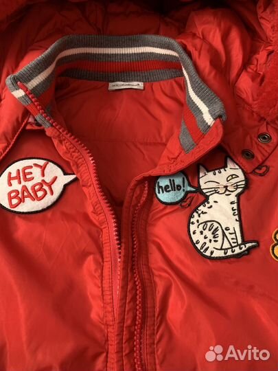 Пуховое пальто dolce gabbana